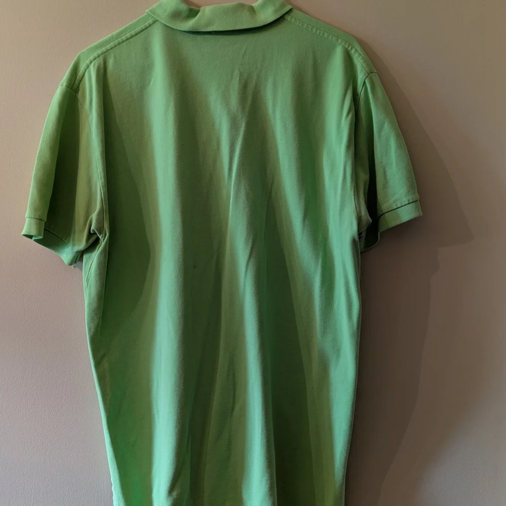 Ralph Lauren Men's Polo Shirt -Pink, Green, Blue With White Stripes Vintage - Picture 4 of 11